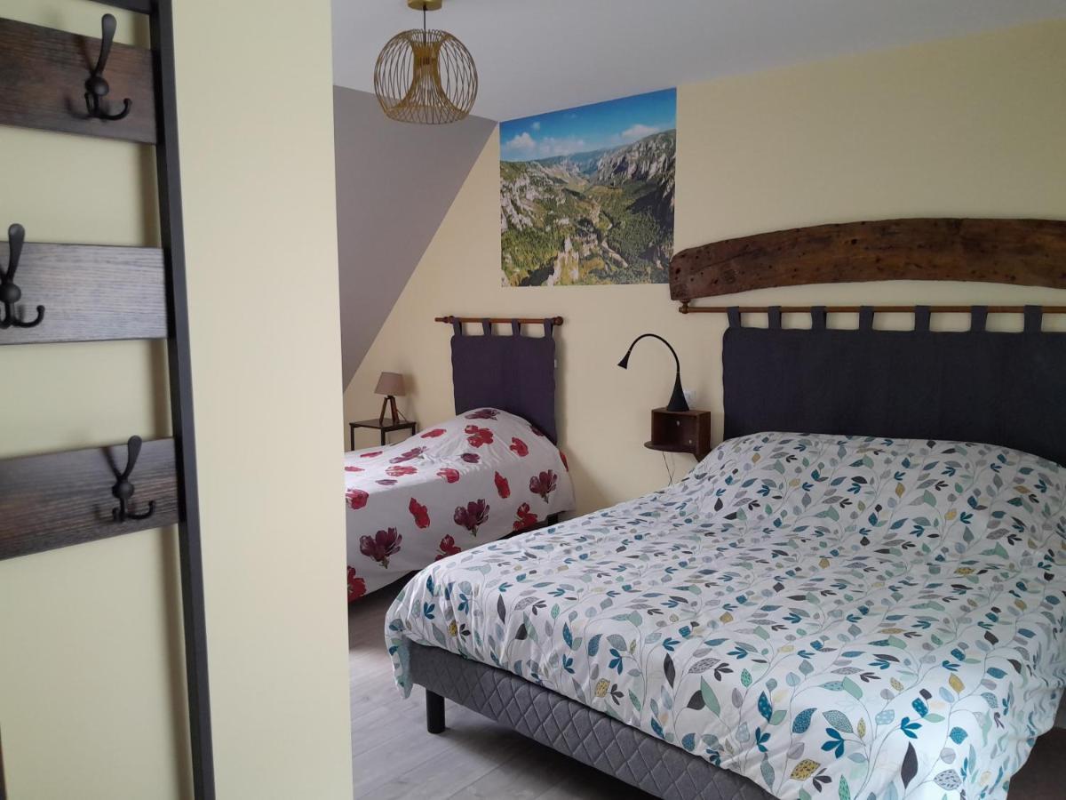 Chambre D'Hotes Le Cascadou Banassac Exteriér fotografie