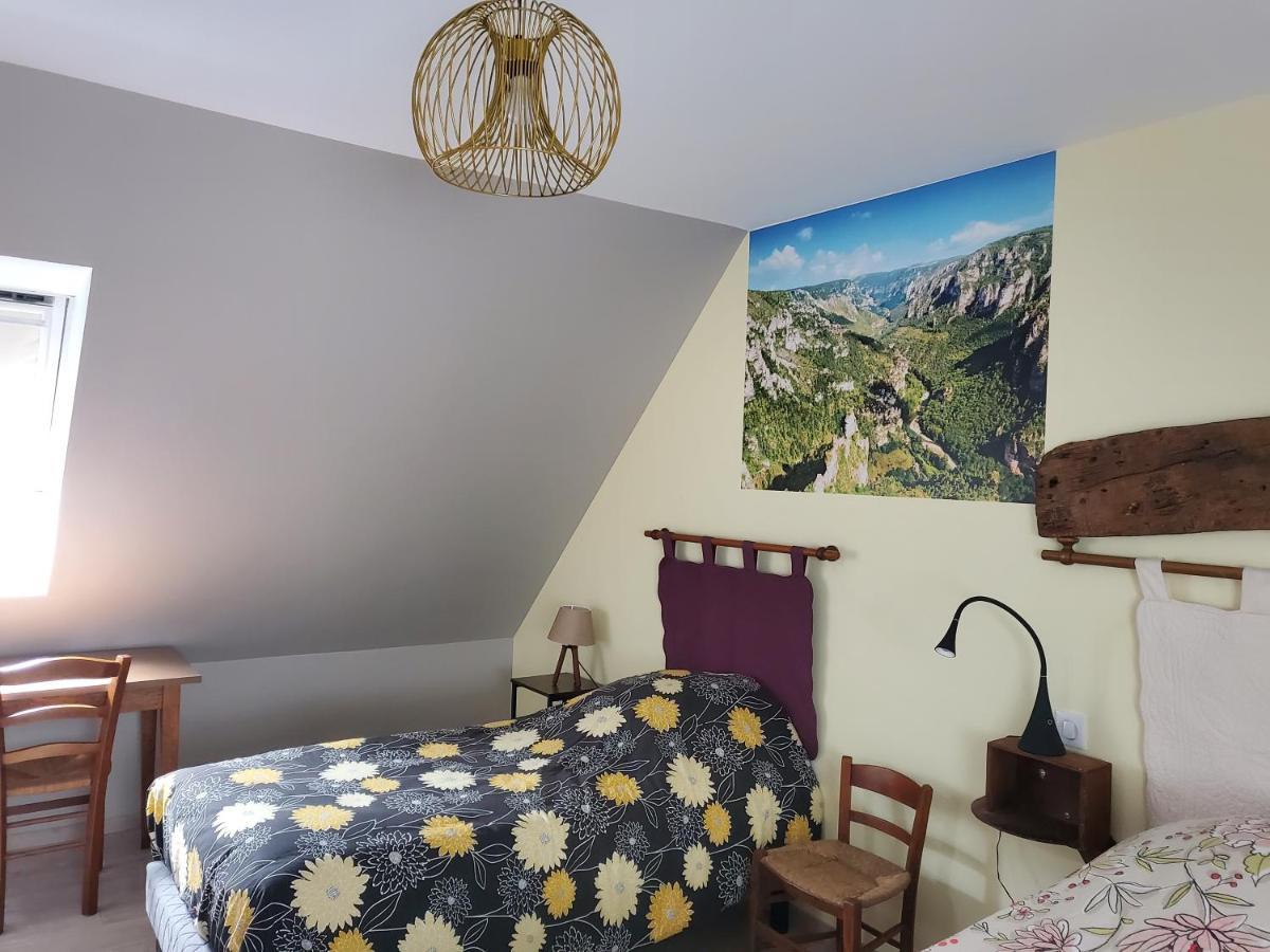 Chambre D'Hotes Le Cascadou Banassac Exteriér fotografie